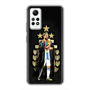 Чохли для Xiaomi Redmi Note 12 Pro (4g) (Leo чемпіон) (AlphaPrint) (Мессі Король)