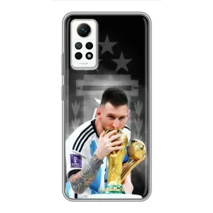 Чохли для Xiaomi Redmi Note 12 Pro (4g) (Leo чемпіон) (AlphaPrint) (Мессі Чемпіон)