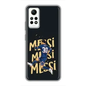 Чохли для Xiaomi Redmi Note 12 Pro (4g) (Leo чемпіон) (AlphaPrint) (Messi ПСЖ)