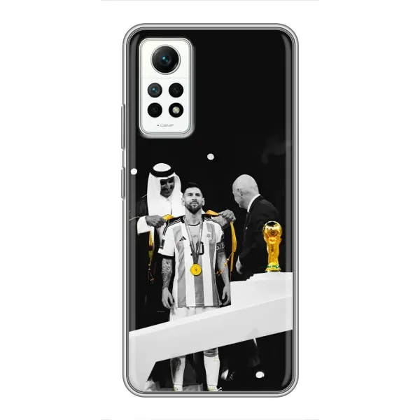 Чехол с принтом «Месси в накидке» для Xiaomi Redmi Note 12 Pro (4g)