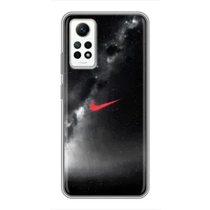 Чехол для Xiaomi Redmi Note 12 Pro (4g) - с принтом Найк (AlphaPrint) (Найк красный)