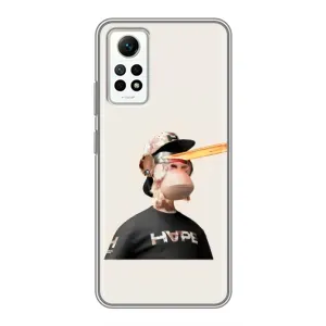 Чехлы с Обезьянами NFT для Xiaomi Redmi Note 12 Pro (4g) (AlphaPrint) (обезьяна NFT в очках)