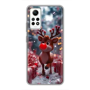 Чохол з принтом «Олень серед подарунків» для Xiaomi Redmi Note 12 Pro (4g)