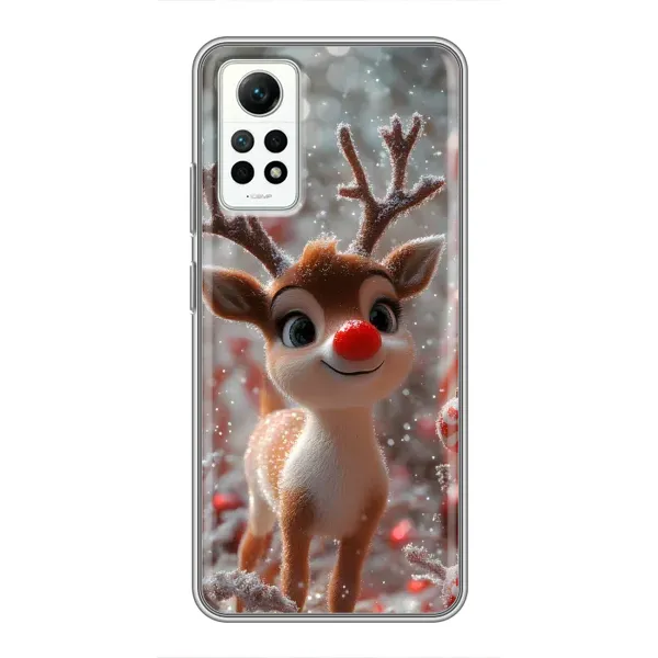 Чохол з принтом «Олень з носом» для Xiaomi Redmi Note 12 Pro (4g)