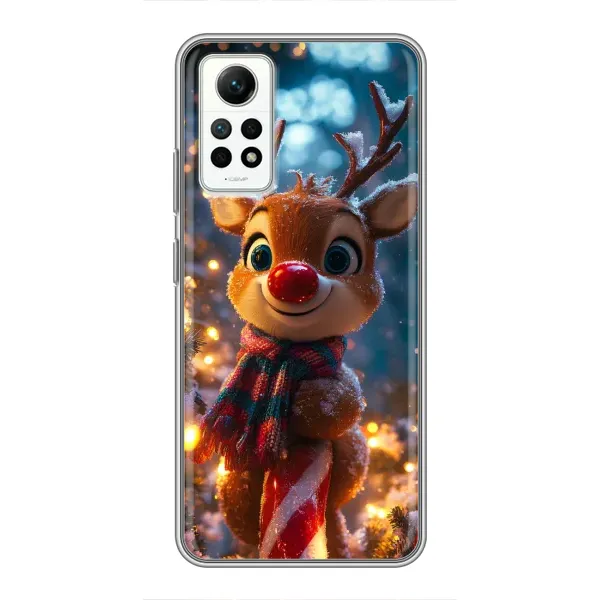 Чохол з принтом «Олень з шарфом» для Xiaomi Redmi Note 12 Pro (4g)
