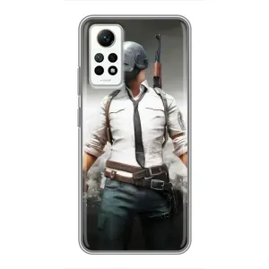 Чехол PUBG для Редми Нот 12 Про (4G) (AlphaPrint)