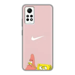 Чехол Губка Боб для Редми Нот 12 Про (4G) (Патрик и Губка)