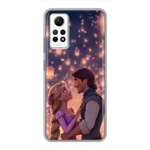 Чехол Рапунцель для Xiaomi Redmi Note 12 Pro (4g) (Принцесса и принц)