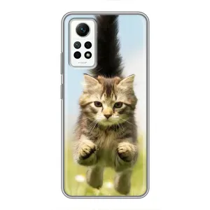 Чохли з Котиками для Xiaomi Redmi Note 12 Pro (4g) (VPrint) (Прижок кота)