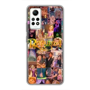 Чехол Рапунцель для Xiaomi Redmi Note 12 Pro (4g) (Коллаж Рапунцель)