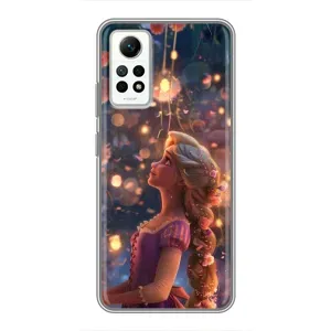 Чехол Рапунцель для Xiaomi Redmi Note 12 Pro (4g) (Рапунцель фонарики)