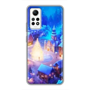 Різдвяні Чохли для Xiaomi Redmi Note 12 Pro (4g) (VPrint) (Різдвяне місто)