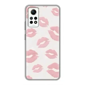 Чохол з розовим принтом для Xiaomi Redmi Note 12 Pro (4g) (Рожеві губи)