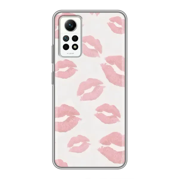 Чохол з принтом «Рожеві губи» для Xiaomi Redmi Note 12 Pro (4g)