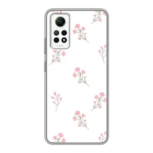 Чохол з розовим принтом для Xiaomi Redmi Note 12 Pro (4g) (Рожеві квіти)