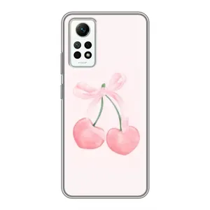 Чохол з розовим принтом для Xiaomi Redmi Note 12 Pro (4g) (Рожеві вишні)