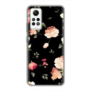 Чехлы с Цветами для Xiaomi Redmi Note 12 Pro (4g) (VPrint) (Розочки)