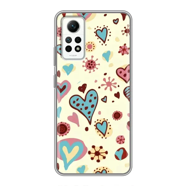 Чохол з принтом «Сердечки» для Xiaomi Redmi Note 12 Pro (4g) Чохол з принтом «Сердечки» для Xiaomi Redmi Note 12 Pro (4g)