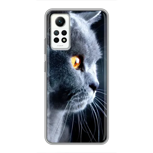 Чехол с принтом «Серый Кот» для Xiaomi Redmi Note 12 Pro (4g)