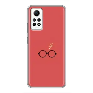 Чехол с принтом «шрам и очки» для Xiaomi Redmi Note 12 Pro (4g)