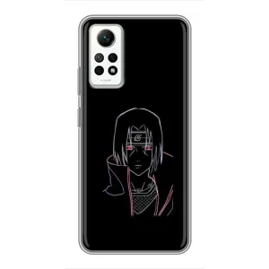 Чехол с принтом «силуэт Итачи» для Xiaomi Redmi Note 12 Pro (4g)