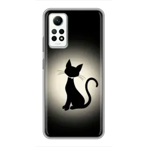 Чохол з принтом для Xiaomi Redmi Note 12 Pro (4g) (AlphaPrint) Модні коти (Силует котика)