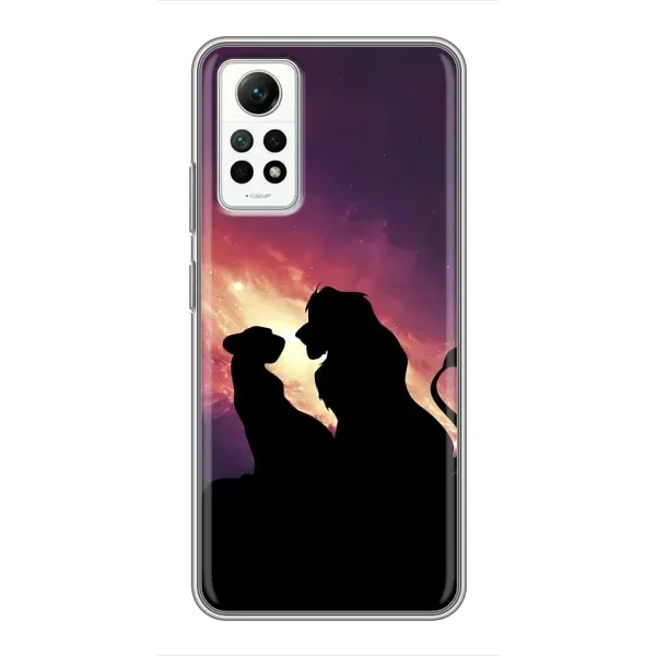 Чехол с принтом «Силуэт Симба и Налу» для Xiaomi Redmi Note 12 Pro (4g)