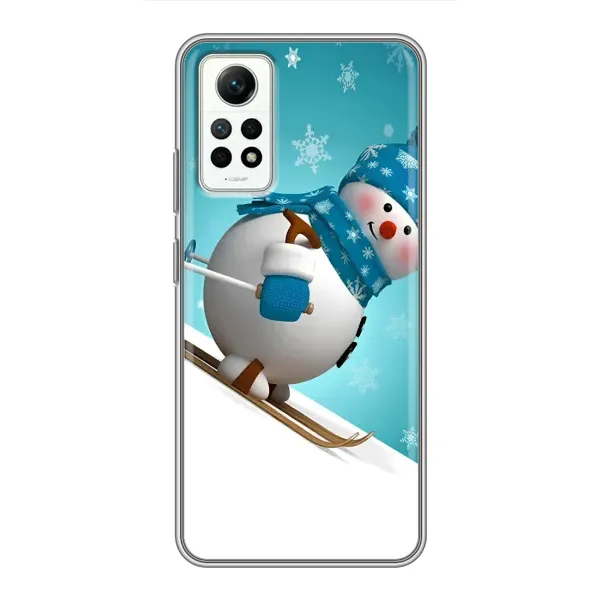 Чехол с принтом «Снеговик на лыжах» для Xiaomi Redmi Note 12 Pro (4g) Чехол с принтом «Снеговик на лыжах» для Xiaomi Redmi Note 12 Pro (4g)