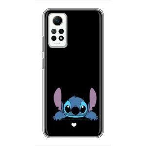 Чохол з принтом Стіч на Xiaomi Redmi Note 12 Pro (4g) (Стіч на чорному)
