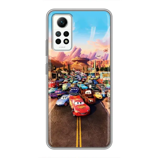 Чехол с принтом «Тачки на трассе» для Xiaomi Redmi Note 12 Pro (4g)