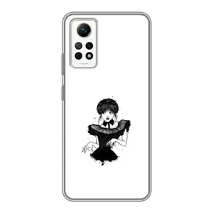 Чехлы Венсдей на Xiaomi Redmi Note 12 Pro (4g) Уэнсдей (AlphaPrint) (танец Уэнздей)