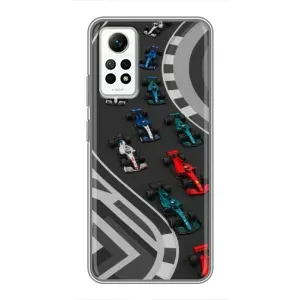 Чехол Формула1 на Xiaomi Redmi Note 12 Pro (4g) (Трасса Ф1)