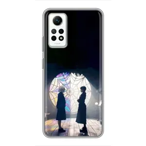 Чехлы Венсдей на Xiaomi Redmi Note 12 Pro (4g) Уэнсдей (AlphaPrint) (Уэнздей и Инид)