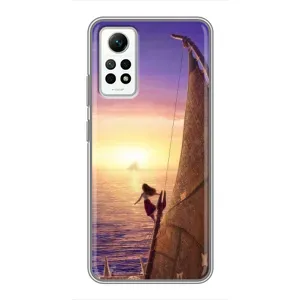 Чехол с мультфильмом Моана Xiaomi Redmi Note 12 Pro (4g) (Закат Ваяна)