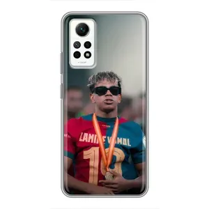 Чехол с футболистом Ламин Ямаль Xiaomi Redmi Note 12 Pro (4g) (Ямаль Барса)