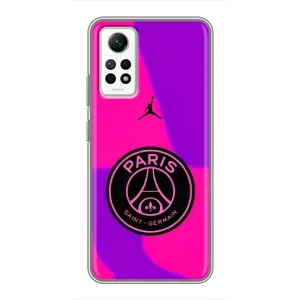 Чехлы PSG для Xiaomi Redmi Note 12 Pro (4g) (AlphaPrint) (яркий ПСЖ)