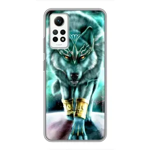 Захисні чохли для Сяомі Редмі Нот 12 Про (4g) (AlphaPrint) (ХІТ продаж) ВОВК (Яскравий вовк)