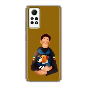Чехлы с картинкой собаки Патрон для Xiaomi Redmi Note 12 Pro (4g) (AlphaPrint) (ЗСУ Патрон)
