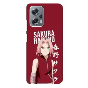 Чехол с принтом «Аниме Сакура» для Xiaomi Redmi Note 12 Pro Plus