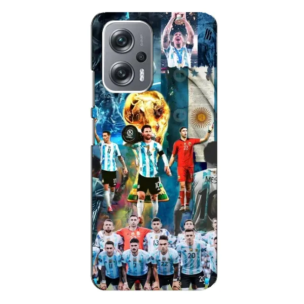 Чохол з принтом «Аргентина Мессі» для Xiaomi Redmi Note 12 Pro Plus