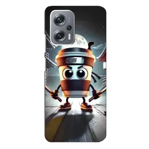 Чохол з мемом Тралалело тралала на Xiaomi Redmi Note 12 Pro Plus (Капучіно асасіно)
