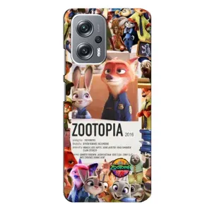 Чохол Зоотрополіс на Xiaomi Redmi Note 12 Pro Plus (Постер Зоотрополіс)