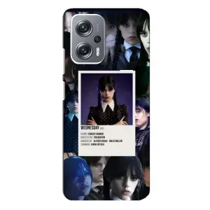 Чохли Венсдей на Xiaomi Redmi Note 12 Pro Plus Уенсдей (AlphaPrint) (колаж Венздей)