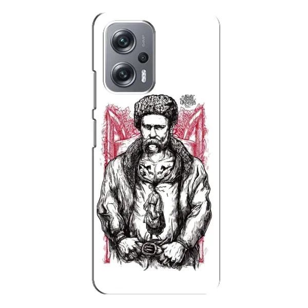 Чехол с принтом «Козак Шевченко» для Xiaomi Redmi Note 12 Pro Plus