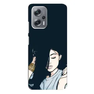 Чохол з принтом «Гарна дівчина» для Xiaomi Redmi Note 12 Pro Plus
