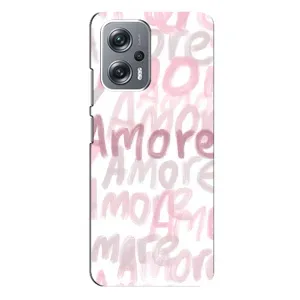 Чехол с принтом «Аморе любовь» для Xiaomi Redmi Note 12 Pro Plus