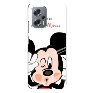 Эксклюзивный чехол для Xiaomi Redmi Note 12 Pro Plus (AlphaPrint - Мультяшные) (Маус Микки)