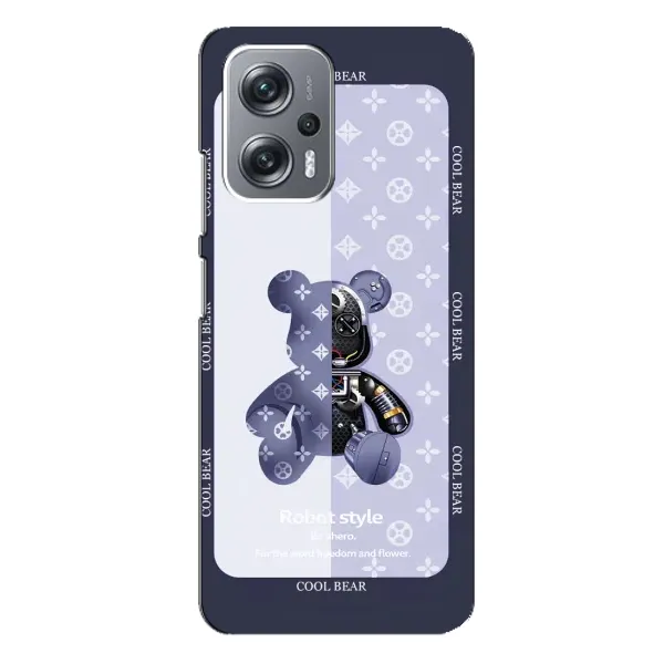 Чохол з принтом «Медведик LV» для Xiaomi Redmi Note 12 Pro Plus