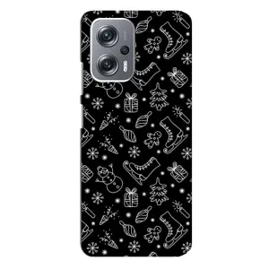 Новорічні, Святкові Чохли для Xiaomi Redmi Note 12 Pro Plus - 2024 год (Новорічний фон)
