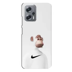 Чехлы с Обезьянами NFT для Xiaomi Redmi Note 12 Pro Plus (AlphaPrint) (обезьяна NFT Nike)